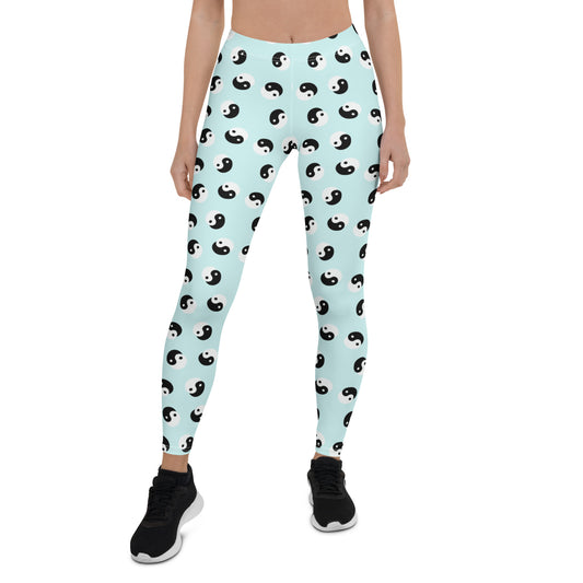 Baby Blue Yin Yang Leggings