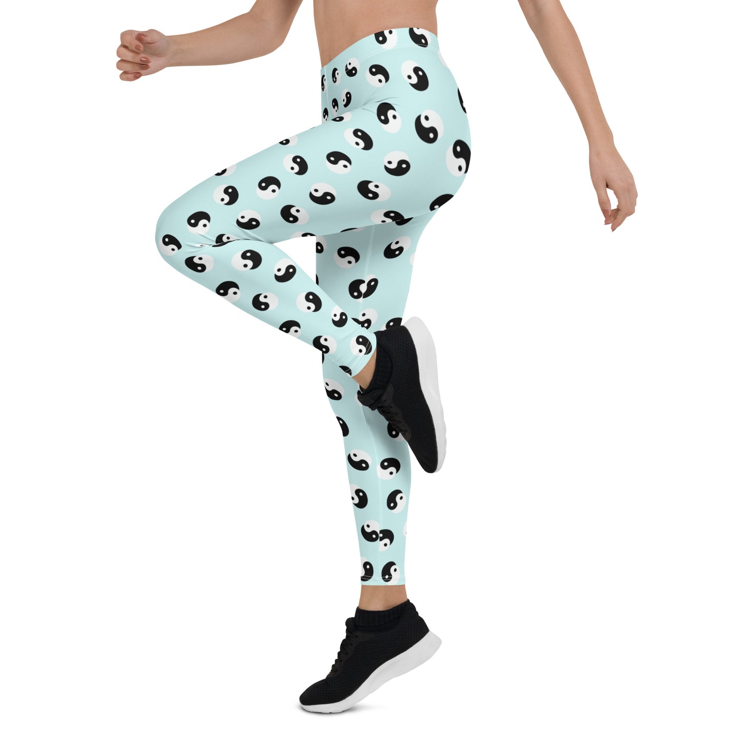 Baby Blue Yin Yang Leggings