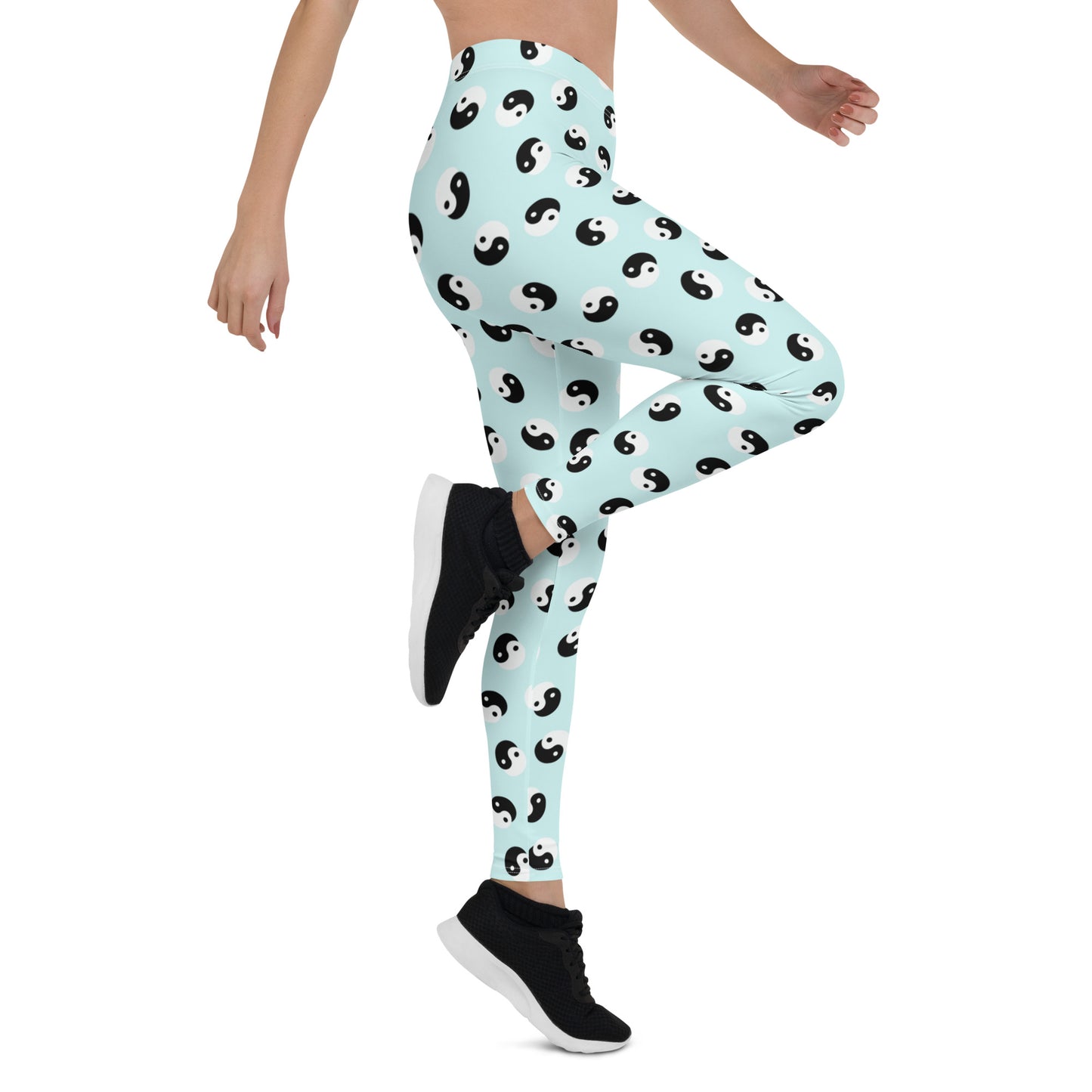 Baby Blue Yin Yang Leggings