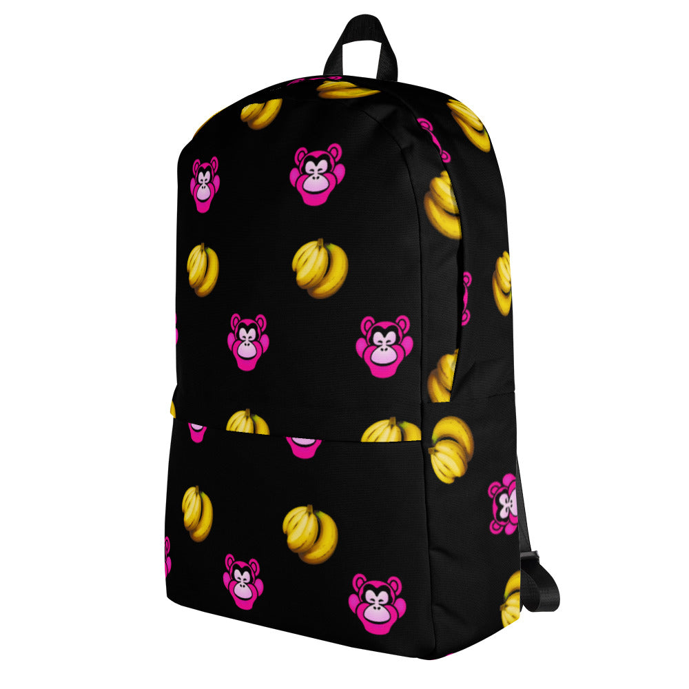 Black Strawberry Banana Backpack