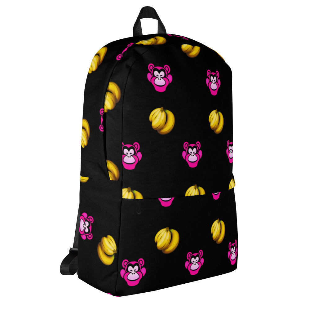 Black Strawberry Banana Backpack